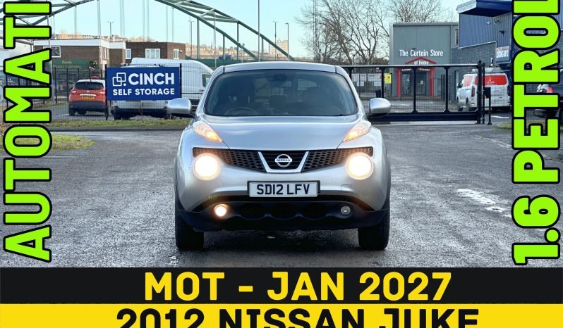 
								AUTOMATIC_1.6 Petrol_2012 Nissan Juke_12m MOT_85k Miles_Sat-Nav_Bluetooth_Rev Cam_ Full Leather_3 months Evo Warranty_ full									