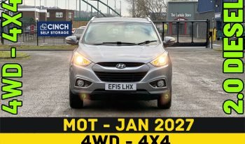 
									MANUAL_4WD 2.0 Diesel_2015 Hyundai ix35_12m MOT_94k Miles_Srvc Hstry_Towbar_3 months Evo Warranty full								
