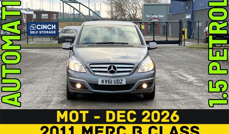 
								AUTOMATIC_1.5 Petrol 2011 Mercedes Benz B160_12m MOT_94k Mile_Parking Sensors_3 months Warranty full									