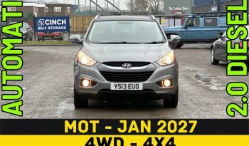 
									AUTOMATIC_4WD 2.0 Diesel_2013 Hyundai ix35_12m MOT_114k Miles_Srvc Hstry_Sat-Nav_P-Snsrs_3 months Warranty full								