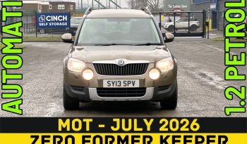 
									AUTOMATIC_1.2 Petrol_2013 Skoda Yeti_6m MOT_95k Miles_Srvc Hstry_Zero Former Keeper_Parking Snsrs_3 months Warrnty_ full								