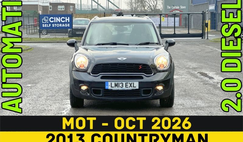 
								AUTOMATIC_2.0 Diesel_2013 Mini Countryman_86k Mile_08m MOT_Service History_Parking Sensors_x2 Keys_3 months Evo Warranty_ full									