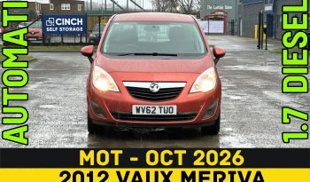 
									AUTOMATIC_1.7 Diesel_2012 Vauxhall Meriva_78k Miles_MOT-Oct 2026_Parking Sensors_Px 2 Clear Price_ full								