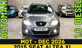 
									AUTOMATIC_1.6 Diesel 2015 Seat Altea XL_10m MOT_106k Miles_Sat-Nav_TV_Parking Sensors_x2 Keys_3 months Evo Warranty_ full								