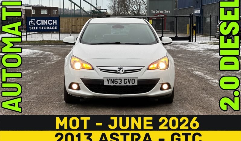 
								AUTOMATIC_2.0 Diesel_2013 Vauxhall Astra GTC_87k Miles_6m MOT_Srvc Hstry_3 months Evo Warranty full									