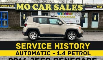 
									AUTOMATIC_1.4 Petrol_2016 Jeep Renegade_43k Miles_12m MOT_Sat-Nav_3m Warranty_ full								