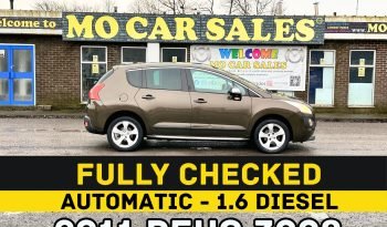 
									AUTOMATIC_1.6 Diesel_2011 Peugeot 3008_07m MOT_94k Miles_Bluetooth_Sun-Roof_x2 Keys_3 months Evo Warranty_ full								