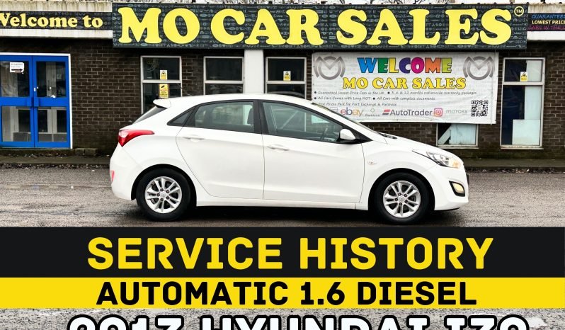 
								AUTOMATIC_1.6 Diesel_2013 Hyundai i30_65k Miles_07m MOT__B’tooth_Parking Sensors_x2 Keys_3 months Evo Warranty_ full									