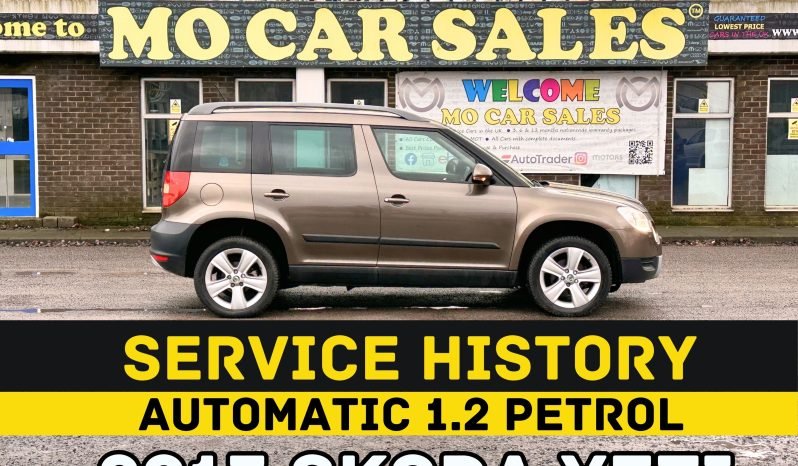 
								AUTOMATIC_1.2 Petrol_2013 Skoda Yeti_6m MOT_95k Miles_Srvc Hstry_Zero Former Keeper_Parking Snsrs_3 months Warrnty_ full									