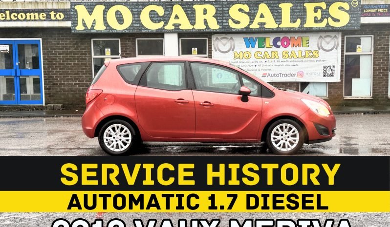 
								AUTOMATIC_1.7 Diesel_2012 Vauxhall Meriva_78k Miles_MOT-Oct 2026_Parking Sensors_Px 2 Clear Price_ full									