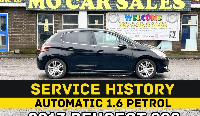 
								AUTOMATIC_1.6 Petrol_2013 Peugeot 208_45k Miles_6m MOT_Srvc Hstry_Bluetooth_x2 Keys_3 months Evo Warranty_ full									