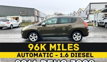 
									AUTOMATIC_1.6 Diesel_2011 Peugeot 3008_07m MOT_94k Miles_Bluetooth_Sun-Roof_x2 Keys_3 months Evo Warranty_ full								