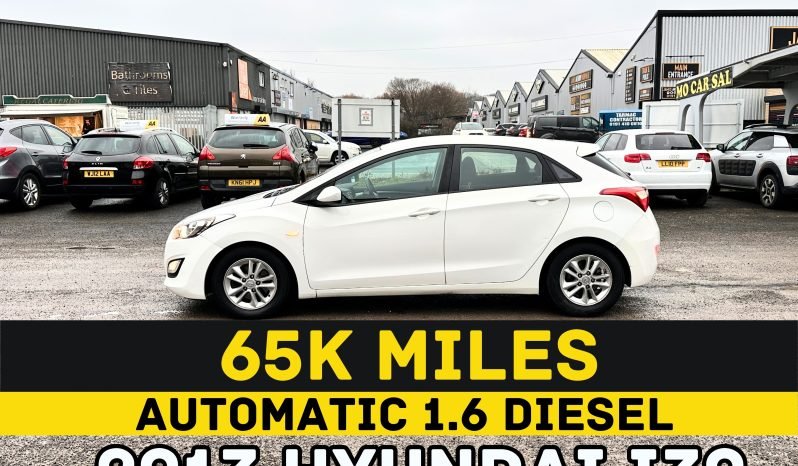 
								AUTOMATIC_1.6 Diesel_2013 Hyundai i30_65k Miles_07m MOT__B’tooth_Parking Sensors_x2 Keys_3 months Evo Warranty_ full									