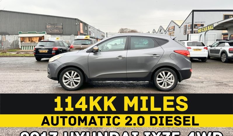 
								AUTOMATIC_4WD 2.0 Diesel_2013 Hyundai ix35_12m MOT_114k Miles_Srvc Hstry_Sat-Nav_P-Snsrs_3 months Warranty full									