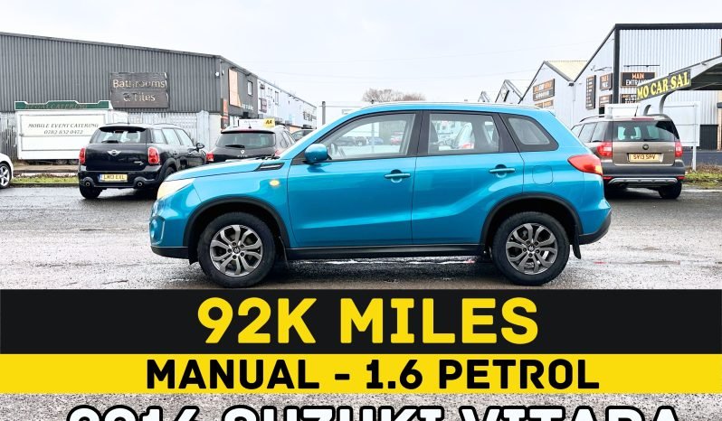 
								MANUAL_1.6 Petrol_2016 Suzuki Vitara_09m MOT_92k Miles_B’tooth_Parking Sensors_x2 Keys_3 months Warranty_ full									