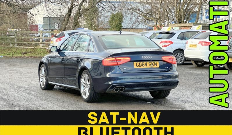 
								AUTOMATIC_2.0 Diesel_2015 Audi A4_11m MOT_98k Mile_Sat-Nav_B’tooth_Full Leather_3 months Evo Warranty full									