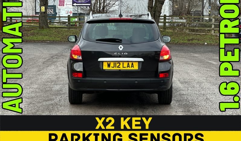 
								AUTOMATIC_1.6 Petrol_2012 Renault Clio_60k Miles_09m MOT_Srvc Hstry_Sat-Nav_P-Snsrs_3 months EVo Warranty full									