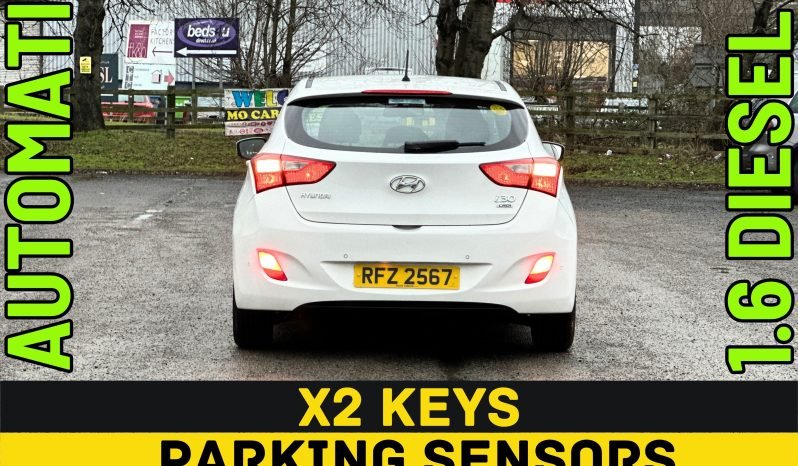 
								AUTOMATIC_1.6 Diesel_2013 Hyundai i30_65k Miles_07m MOT__B’tooth_Parking Sensors_x2 Keys_3 months Evo Warranty_ full									