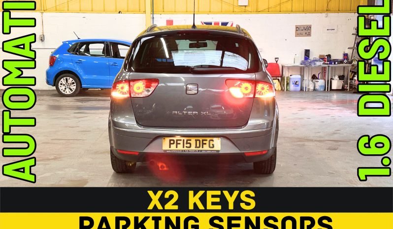 
								AUTOMATIC_1.6 Diesel 2015 Seat Altea XL_10m MOT_106k Miles_Sat-Nav_TV_Parking Sensors_x2 Keys_3 months Evo Warranty_ full									