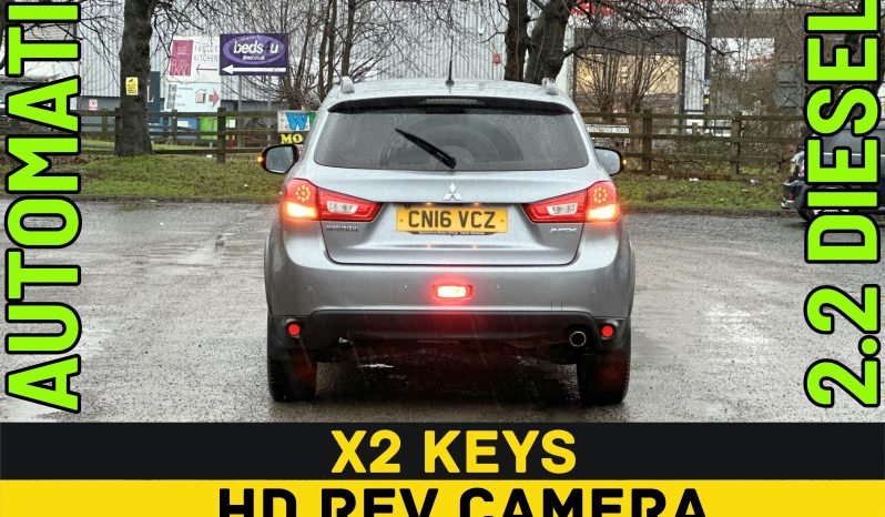 
								AUTOMATIC 4WD_2.3 DIESEL 2016 Mitsubishi ASX_ULEZ Free_12m MOT_120k Miles_Sat-Nav_Rev Cam_Sun-Roof_x2 Keys_3 months EVo Warranty_ full									