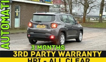 
									AUTOMATIC_1.4 Petrol_2016 Jeep Renegade_96k Miles_8m MOT_Srvc Hstry_Sat-Nav_x2 Keys_3 months Evo Warranty full								