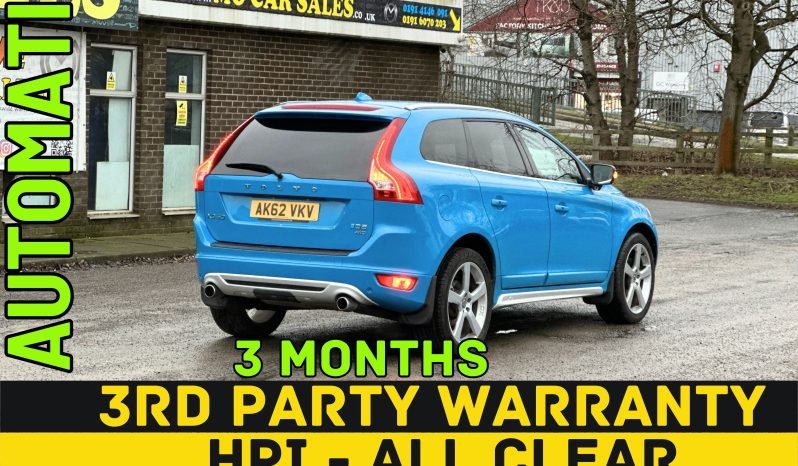 
								AUTOMATIC AWD_2.4 DIESEL 2012 Volvo XC60_10m MOT_112k Miles_Sat-Nav_Bluetooth_Luxury Specs_x2 Keys_3 months Evo Warranty_ full									