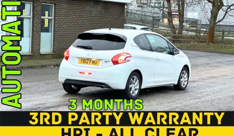 
								AUTOMATIC_1.4 Diesel_2012 Peugeot 208_£20 Tax_08m MOT_87k Miles_B’tooth_3m Warranty_ full									
