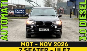 
									AUTOMATIC_7 Seater_4WD_3.0 Diesel ULEZ_2015 BMW x5_7m MOT_120k Mile_Sat-Nav_Bluetooth_Full Leather_Tow-bar_Parking Sensors_3 months Evo Warranty full								