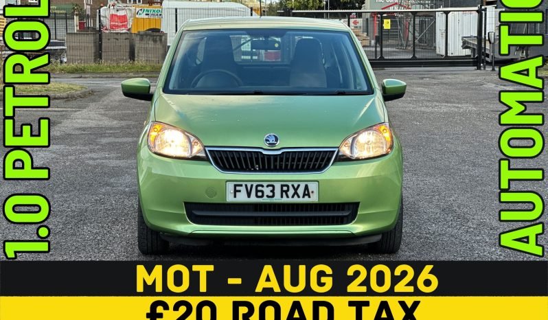 
								AUTOMATIC_1.0 Petrol_2013 Skoda Citigo_£20 Tax_6m MOT_91k Miles_Srvc Hstry_3m Evo Warranty_ full									