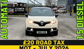 
									AUTOMATIC_1.5 Diesel ULEZ_2016 Renault Captur_£20 Road Tax_6m MOT_137k Miles_T-Belt DONE_Sat-Nav_Parking Sensors_3 months Evo Warranty full								