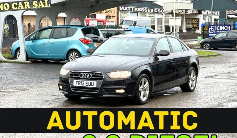 
								AUTOMATIC_2.0 Diesel_2013 Audi A4_82k Mile_8m MOT_B’tooth_Full Leather_x2 Keys_3 months Warnty_ full									