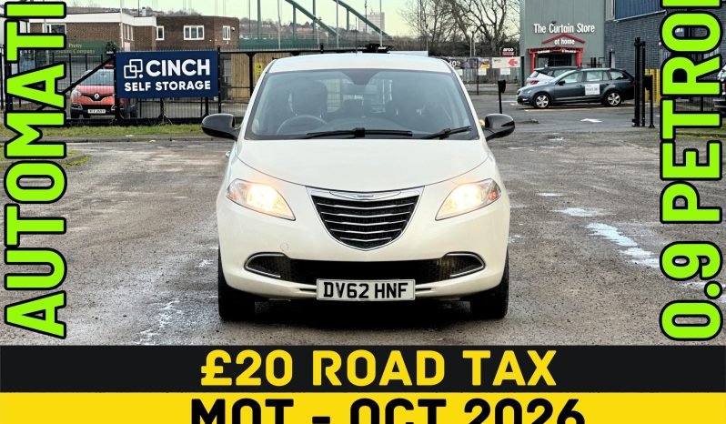 
								AUTOMATIC_0.9 Petrol_2012 Chrysler Ypsilon_£20 Tax_8m MOT_27k Miles_Srvc Hstry_x1 Key_3 months Evo Warrnty_ full									
