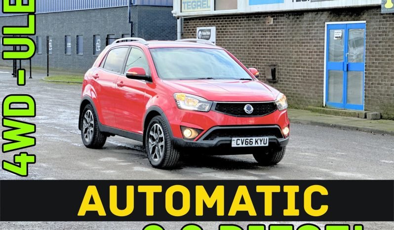 
								AUTOMATIC 4WD_ULEZ_2.2 DIESEL2017 SsangYong Korando_70k Miles_6m MOT_Sat-Nav_HD Rev Cam_Full Leather_x2 Keys_3 months Evo Warranty full									