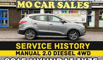 
									MANUAL_4WD 2.0 Diesel_2015 Hyundai ix35_12m MOT_94k Miles_Srvc Hstry_Bluetooth_Towbar_3 months Evo Warranty_ full								