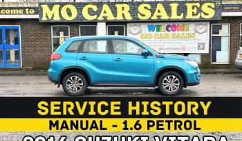 
									MANUAL_1.6 Petrol_2016 Suzuki Vitara_09m MOT_92k Miles_B’tooth_Parking Sensors_x2 Keys_3 months Warranty full								
