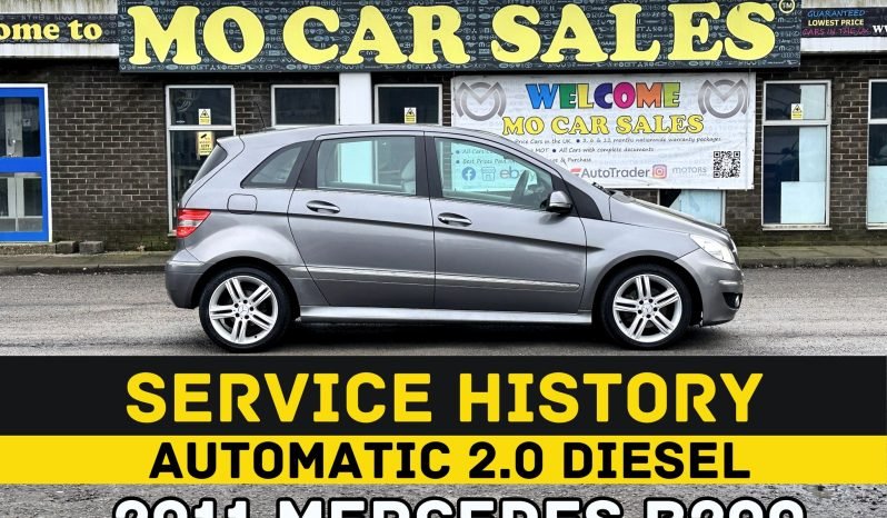 
								AUTOMATIC_2.0 Diesel 2011 Mercedes Benz B200_08m MOT_90k Mile_Sat-Nav_B’tooth_Parking Sensors_Sun-Roof_x2 Keys_3 months Evo Warranty £100 full									