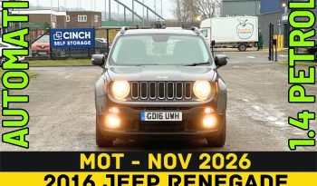 
									AUTOMATIC_1.4 Petrol_2016 Jeep Renegade_96k Miles_8m MOT_Srvc Hstry_Sat-Nav_x2 Keys_3 months Evo Warranty full								