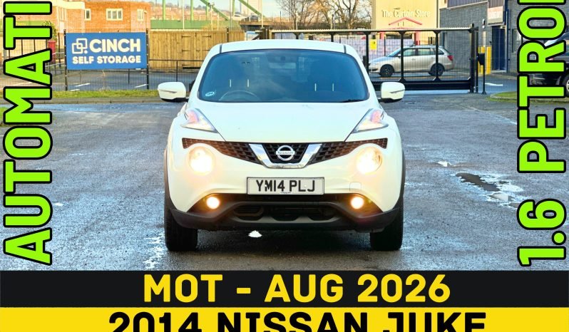 
								AUTOMATIC_1.6 Petrol_2014 Nissan Juke_94k Miles_07m MOT_Sat-Nav_B’tooth_Rev Cam_3m Evo Warranty full									