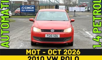 
									AUTOMATIC_1.4 Petrol_2010 VW Polo_09m MOT_88k Miles_T-Belt DONE_3 months Evo Warrnty_ full								