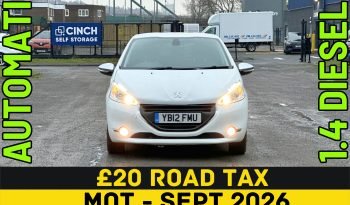 
									AUTOMATIC_1.4 Diesel_2012 Peugeot 208_£20 Tax_08m MOT_87k Miles_B’tooth_3m Warranty_ full								