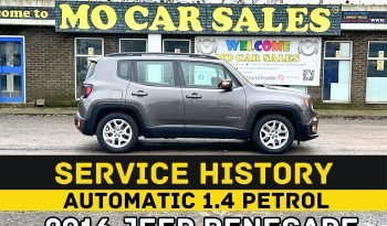 
									AUTOMATIC_1.4 Petrol_2016 Jeep Renegade_96k Miles_8m MOT_Srvc Hstry_Sat-Nav_x2 Keys_3 months Evo Warranty full								