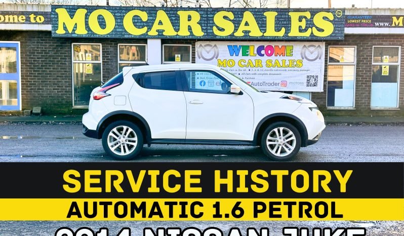 
								AUTOMATIC_1.6 Petrol_2014 Nissan Juke_94k Miles_07m MOT_Sat-Nav_B’tooth_Rev Cam_3m Evo Warranty full									