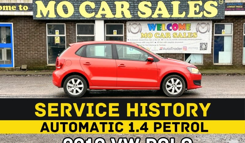 
								AUTOMATIC_1.4 Petrol_2010 VW Polo_09m MOT_88k Miles_T-Belt DONE_3 months Evo Warrnty_ full									