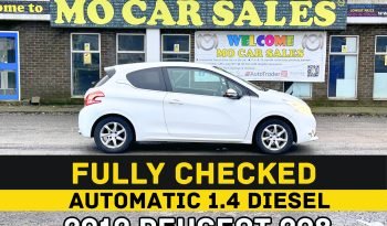
									AUTOMATIC_1.4 Diesel_2012 Peugeot 208_£20 Tax_08m MOT_87k Miles_B’tooth_3m Warranty_ full								