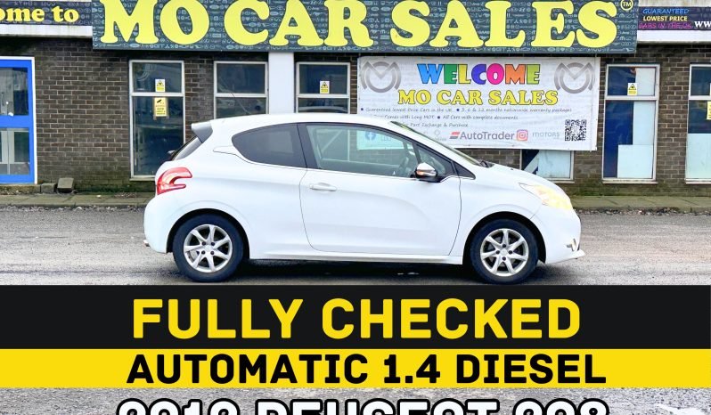 
								AUTOMATIC_1.4 Diesel_2012 Peugeot 208_£20 Tax_08m MOT_87k Miles_B’tooth_3m Warranty_ full									