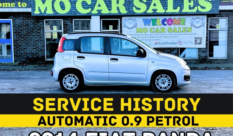
								AUTOMATIC_0.9 Petrol_2014 Fiat Panda_£20 Tax_12m MOT_48k Miles_Srvc Hstry_3 months Evo Warrnty_ full									