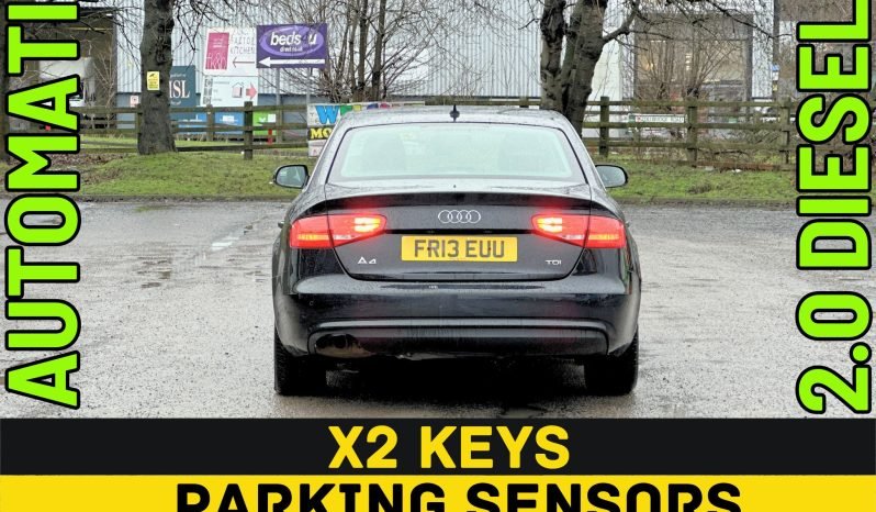
								AUTOMATIC_2.0 Diesel_2013 Audi A4_82k Mile_8m MOT_B’tooth_Full Leather_x2 Keys_3 months Warnty_ full									