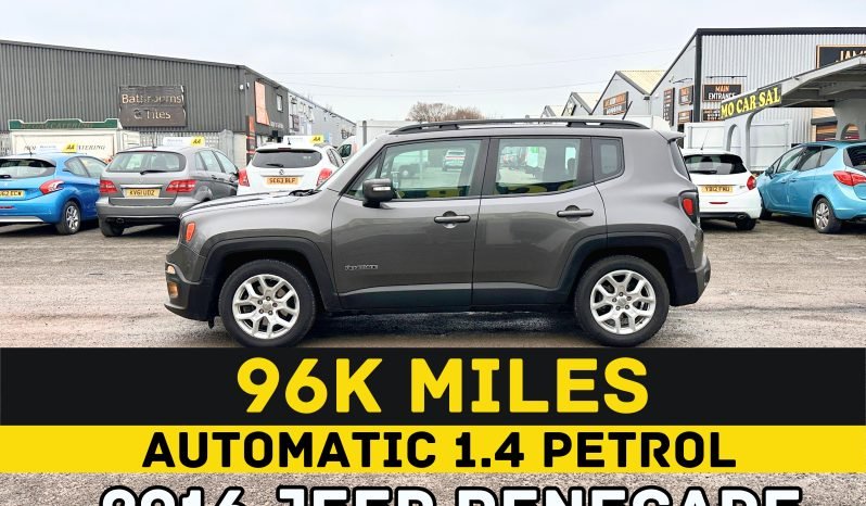 
								AUTOMATIC_1.4 Petrol_2016 Jeep Renegade_96k Miles_8m MOT_Srvc Hstry_Sat-Nav_x2 Keys_3 months Evo Warranty full									