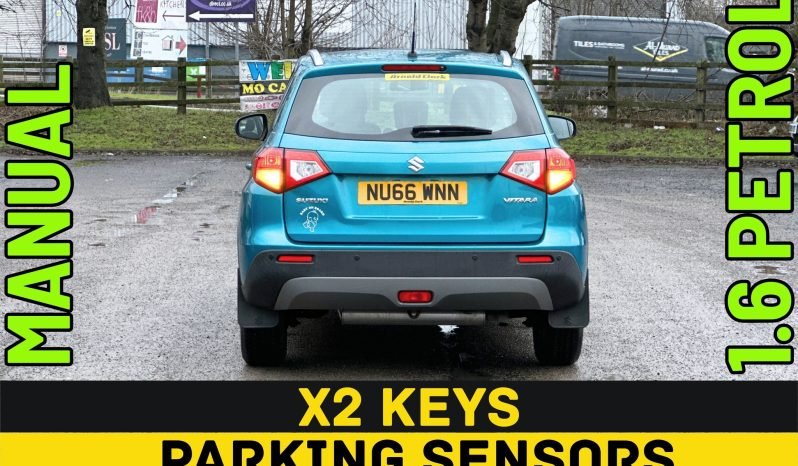 
								MANUAL_1.6 Petrol_2016 Suzuki Vitara_09m MOT_92k Miles_B’tooth_Parking Sensors_x2 Keys_3 months Warranty full									