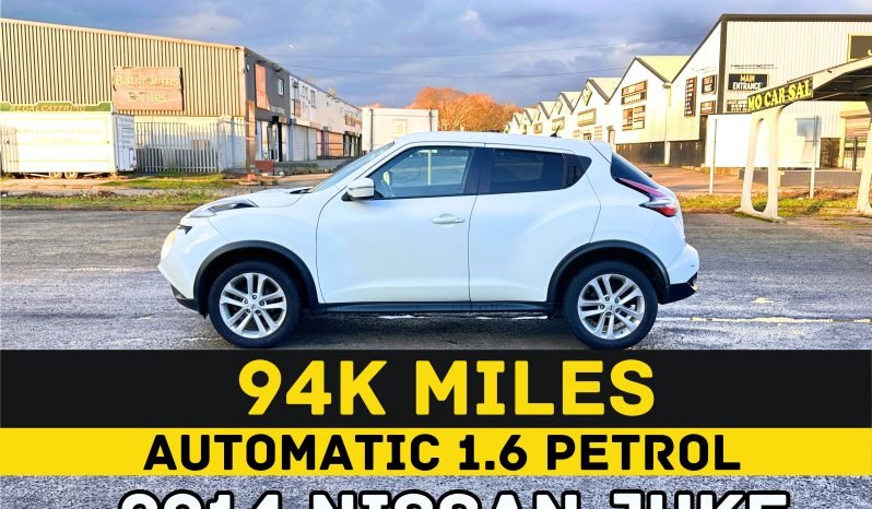 
								AUTOMATIC_1.6 Petrol_2014 Nissan Juke_94k Miles_07m MOT_Sat-Nav_B’tooth_Rev Cam_3m Evo Warranty full									